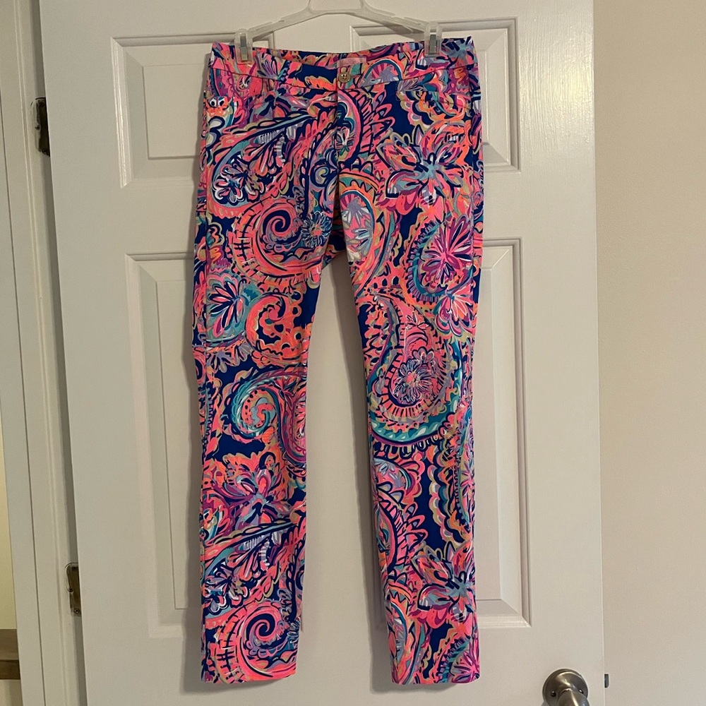 Kelly Skinny Ankle Pants in Drop Me a Lime
